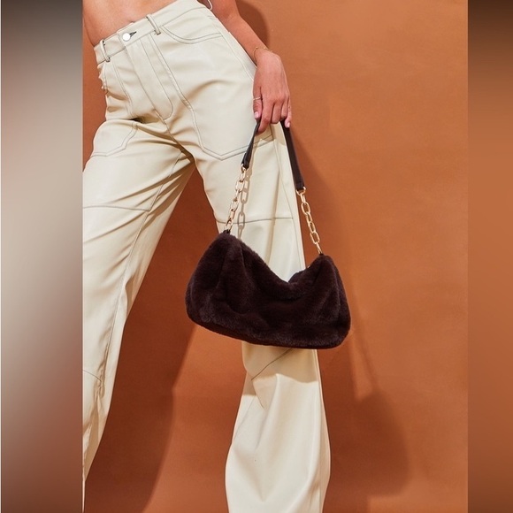 Women's Cream Wide-Leg Pants - Picture 3 of 4